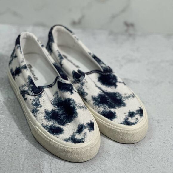 Madewell Sidewalk Slip-On Sneakers in Tie-Dye Recycled Canvas - Picture 2 of 12